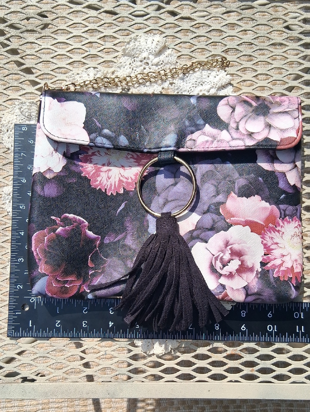 Floral Wristlet Clutch